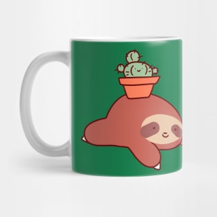 Sloth and Cactus Mug